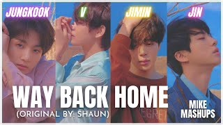 Video thumbnail of "BTS (방탄소년단) - 'Way Back Home' - (AI COVER)"