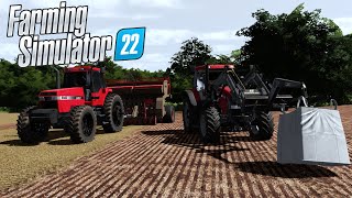 Semeadura de AVEIA com o CASE 8940 na FAZENDA PIEDADE - Farming Simulator 22