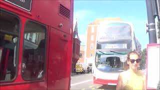 Buses in Imperial Arcade in Brighton, 16th September 2023