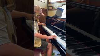 Student composition based on &quot;The Dinosaur&quot;, from Prompts for Piano by Joy Morin