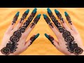 New stylish easy mehndi design for hand  beautiful mehndi design 2020  hennabysid