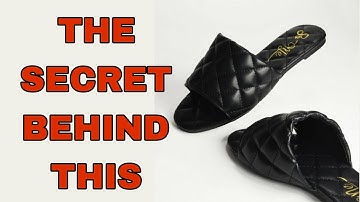 How to make slippers || trendy ladies slide slippers || #shoemaking #beginners #leathercraft #how