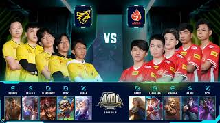 PLAYOFFS IS REAL! KAGURA ONIC YURA BAWA KEMENANGAN! ONIC PRODIGY VS AURA BLAZE GAME 2 MDL SEASON 6