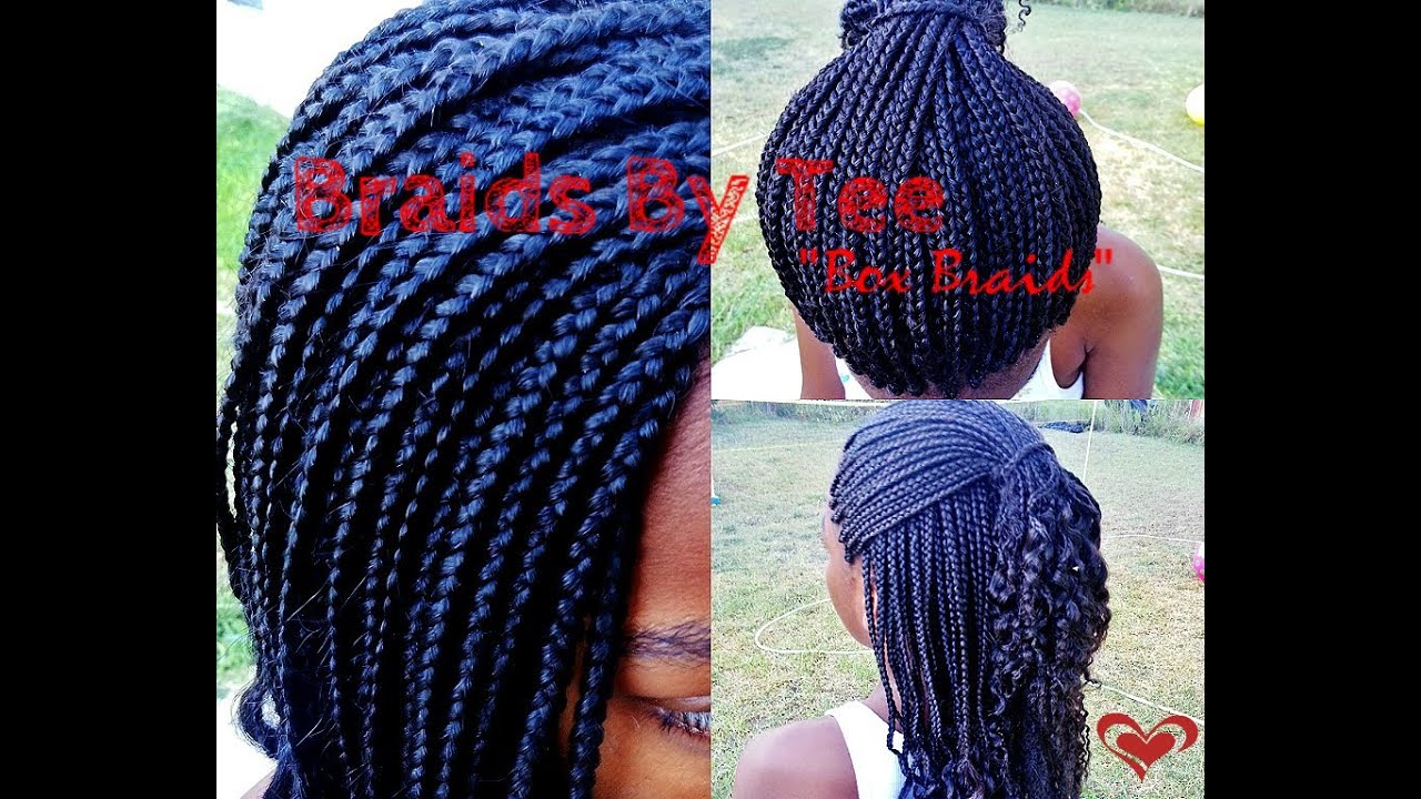 How To Install Neat "BOX BRAIDS" - YouTube