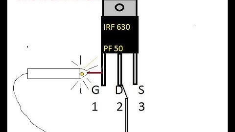 checking MOSFET  very simple  using continuity tester how to check mosfet