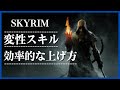 【PS4版スカイリム】変性スキルの効率的な上げ方
