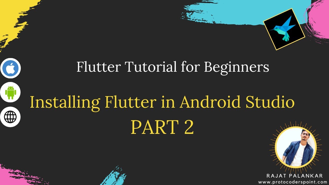 How to Install FLUTTER in android studio - part 2 - YouTube