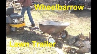 Wheelbarrow Lawn Trailer Wheelbarrow Lawn Trailer