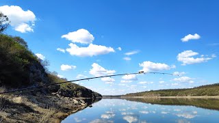 ЗАПОРОЖЬЕ РЫБАЛКА НА ДНЕПРЕ 07.04.2024 ПРЕОБРАЖЕНСКИЙ МОСТ