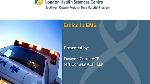 SWORBHP Ethics in EMS Webinar (Jul 14, 2016)