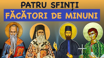 🔴   4 Sfinți cu Mare Putere: Efrem cel Nou, Haralambie, Ioan Rusul, Nectarie