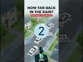 Wet Weather Following Distance Rule That Saves Lives Every Day 🌧️✅ #drivingtest #Drivingtips #shorts