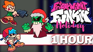 ZANTA But Boyfriend And Pico Sings It - FNF 1 HOUR Songs (FNF Mod Music OST The Holiday Christmas)