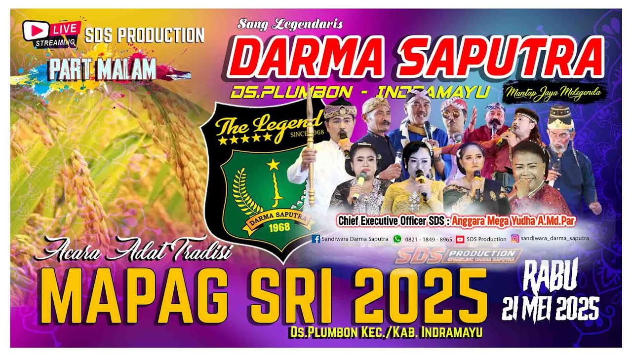 🟠LIVE SANDIWARA SANG LEGENDARIS DARMA SAPUTRA