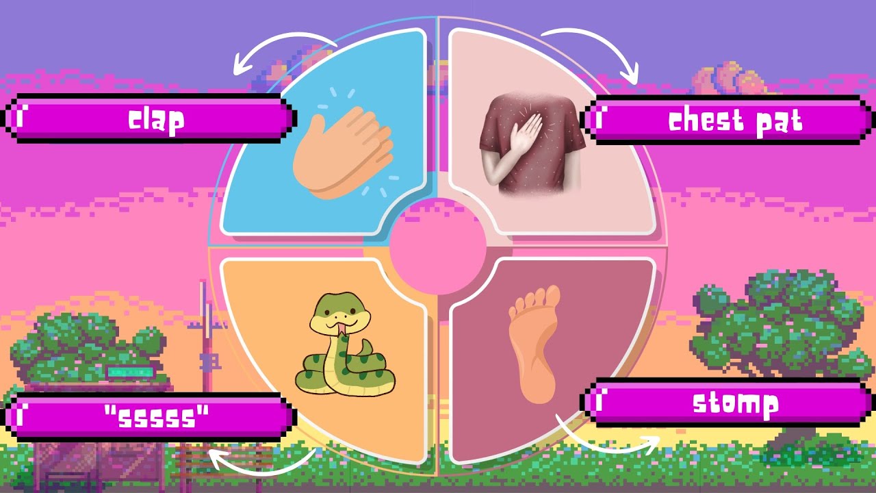 BODY PERCUSSION | Simon says challenge - Walking to the left (The Shenanigans)