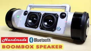 How to make 50W BOOMBOX Bluetooth Speaker at home