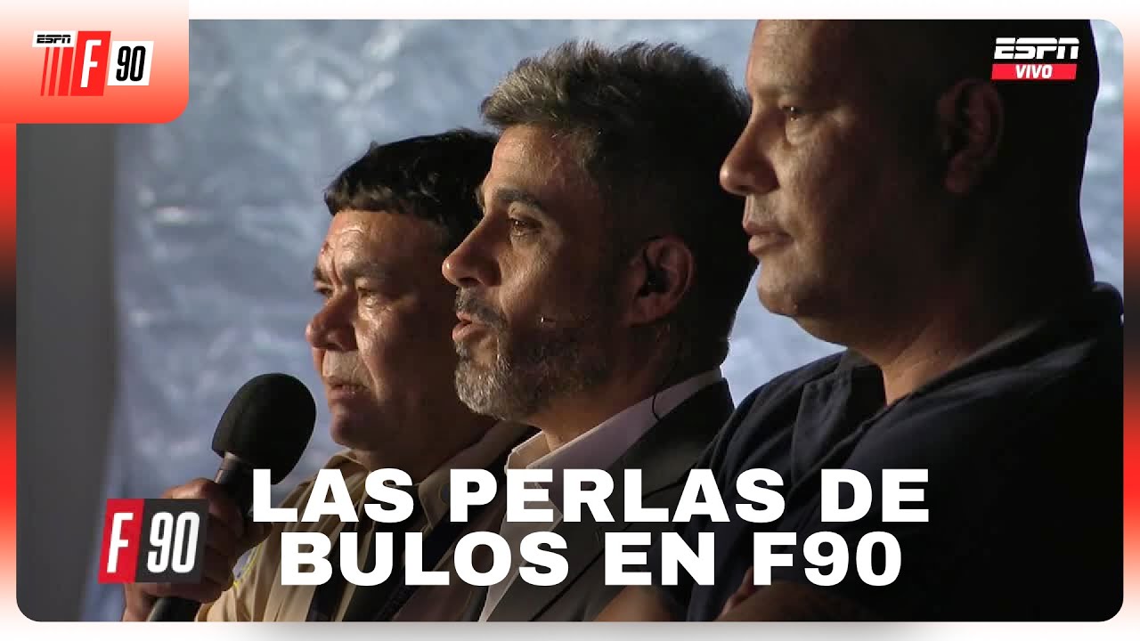 ¡MÁS CALIENTES QUE NUNCA! Las PERLAS SUPERCLÁSICAS del NEGRO BULOS en #ESPNF90