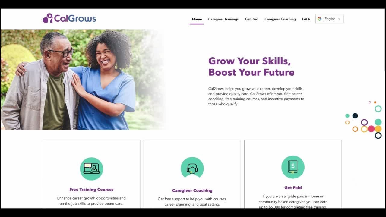 California offers free training for caregivers - YouTube
