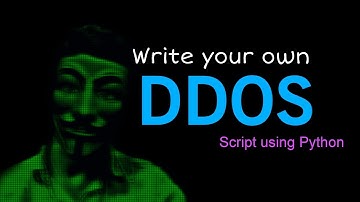 Write ddos script with python | Alienkrishn
