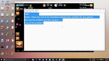 Bluestacks+COC Black Screen Problem Solution