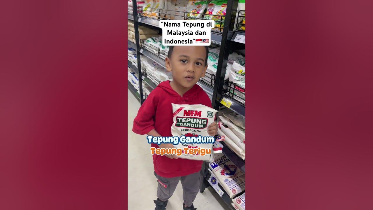 Nama Tepung Beda di indonesia dan Malaysia #perbedaanbahasa #MalaysiaIndonesia #Shorts #BedaBahasa