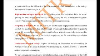 M-106,L-26,U-3,COMPREHENSIVE HUMAN GOALS,HUMAN VALUES BY PAWAN TANEJA