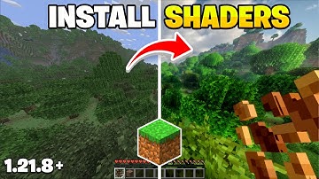 HOW TO INSTALL SHADERS ON MINECRAFT JAVA (2025)