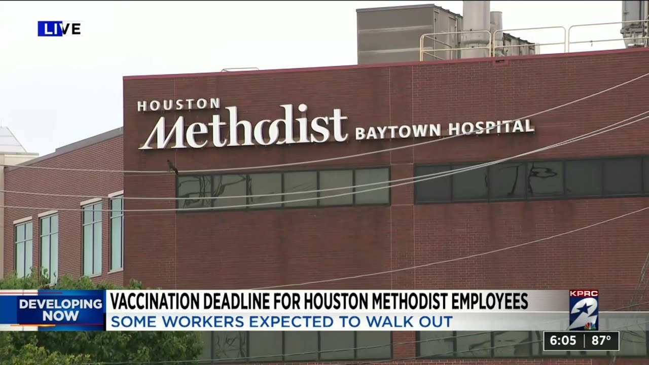 Vaccination deadline for Houston Methodist employees - YouTube