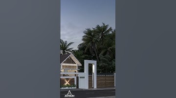 Beautiful house 🏡 model in revit architecture #revit #shorts #3dmax