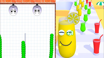 Draw To Smash Vs Juice Run| All Levels|| Android ios gameplay