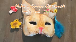 Make a fennec fox mask with me! #therian #gearing #therianthrophy `