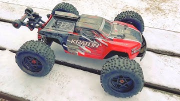 Arrma Kraton EXB // 6S Powered // Winter Snow Bash