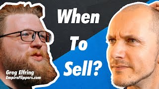 When To Sell A Niche Site? GREAT Advice From Greg Elfring (From EmpireFlippers)