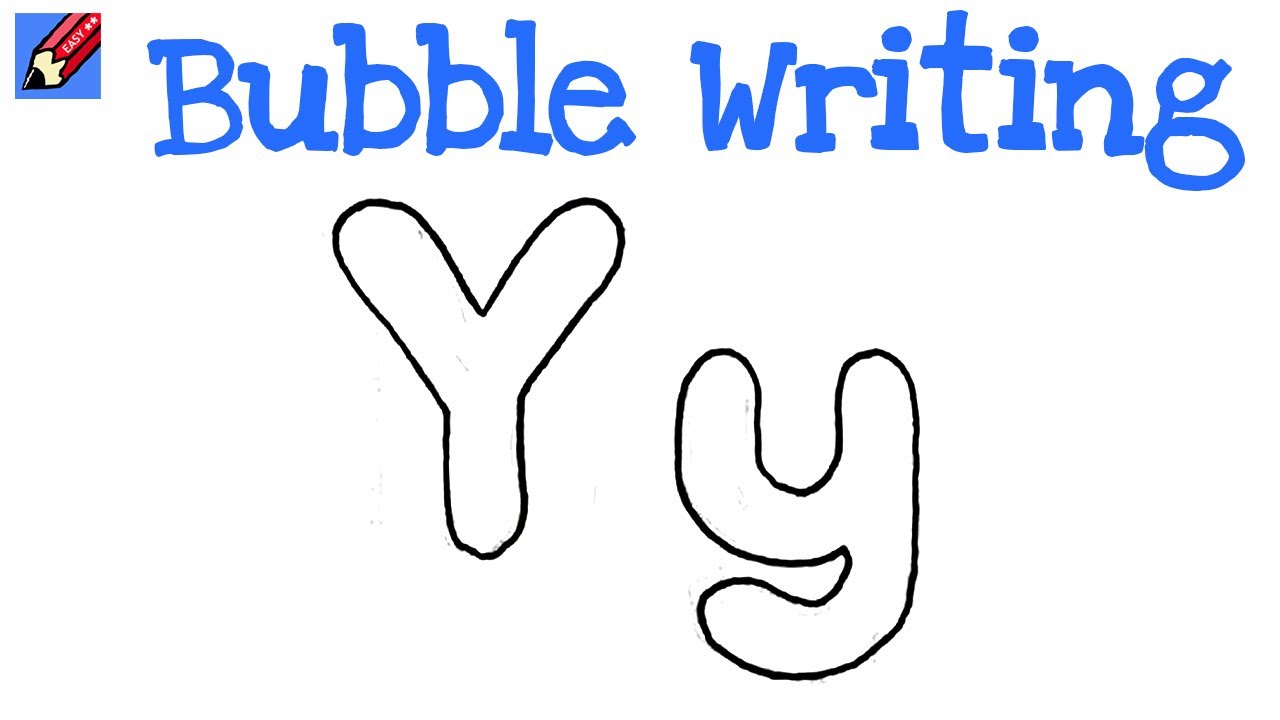 Bubble Letters Lowercase E