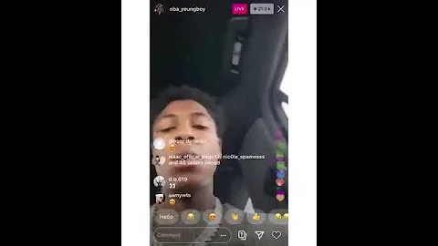 NBA Youngboy Pour His Heart Out On Live About Jania Meshell 😍❤️