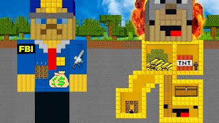 CRÉER LA MEILLEURE BASE SECRÈTE EN 24H sur Minecraft !