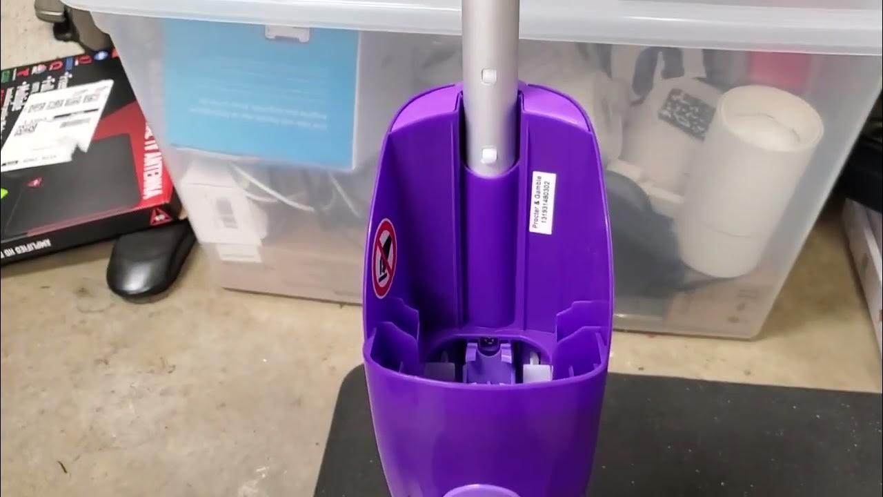 How to Remove Swiffer Wetjet Cleaning Solution Bottle YouTube