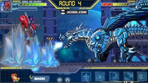 Robot Ice Dragon VS Robot Sickle - Game Show - Game Play
