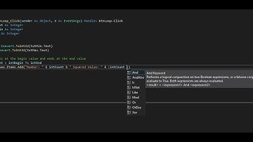 Loop List - Visual Basic