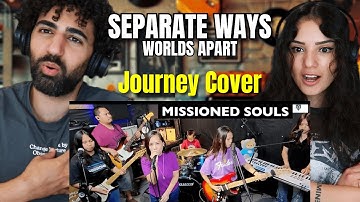 We react to Missioned Souls covering Separate Ways (Worlds Apart) by Journey | Reaction