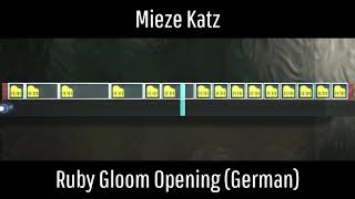 Mieze Katz - Ruby Gloom Opening (German) [LBP Sequencer Music]