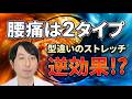 【医師が警告】その腰痛ストレッチが逆効果！2タイプの見分け方と正しい腰痛体操・ストレッチ