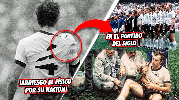 La TRÁGICA HISTORIA de Beckenbauer y cómo JUGÓ el PARTIDO DEL SIGLO con el BRAZO INMOVILIZADO