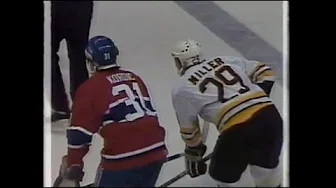 Canadiens - Bruins g3 rough stuff 4/22/88