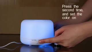 300ml remote control aroma diffuser video