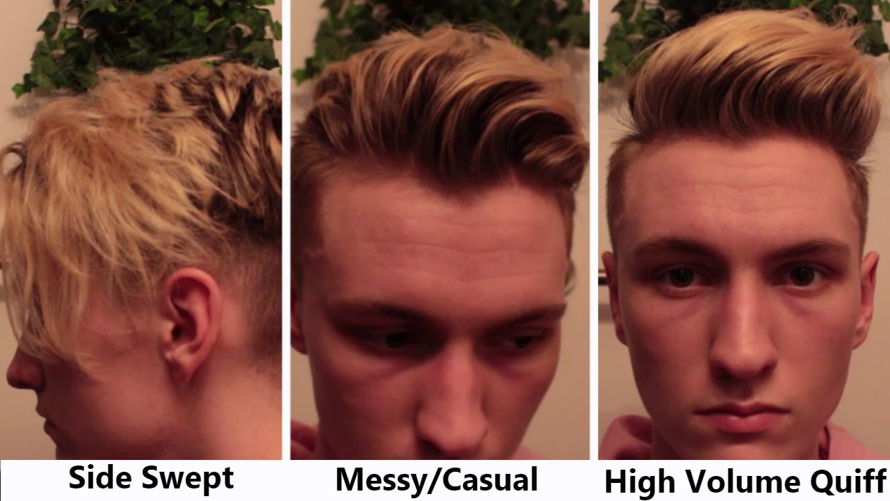 BIG VOLUME Quiff - Mens Haircut and Hairstyle 2017 - YouTube