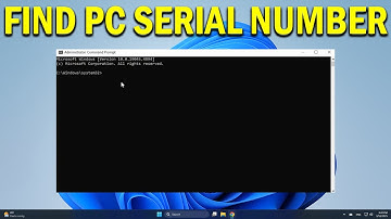 How To Find Your Computer’s Serial Number From Within Windows - Quick Fix