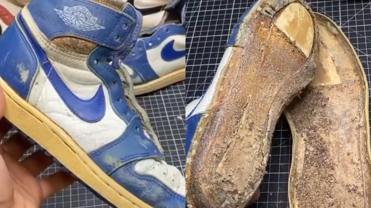 MYTH: Original 1985 Air Jordan 1's Don't Crumble (Proof) - YouTube