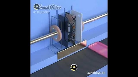 Automated mobile assembly process...Amazing teqniue