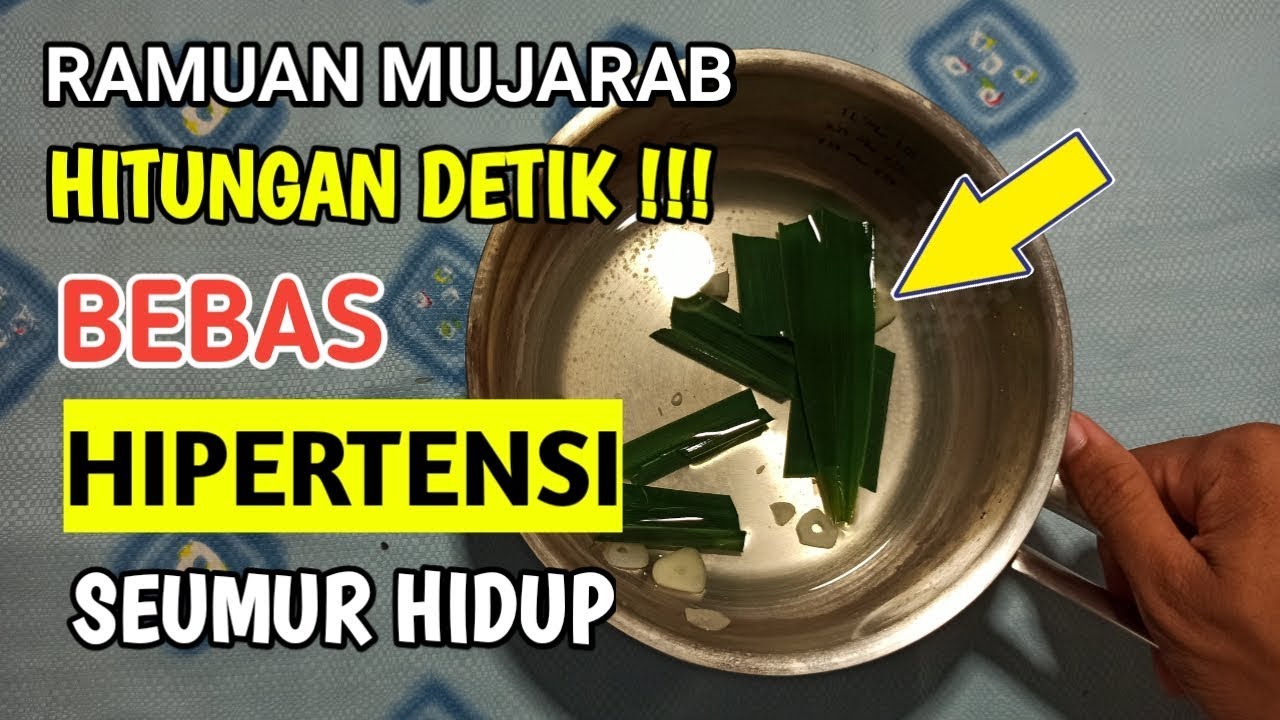 Tanpa Obat Dokter !!! Hipertensi Sembuh Total, Cara Mengobati
